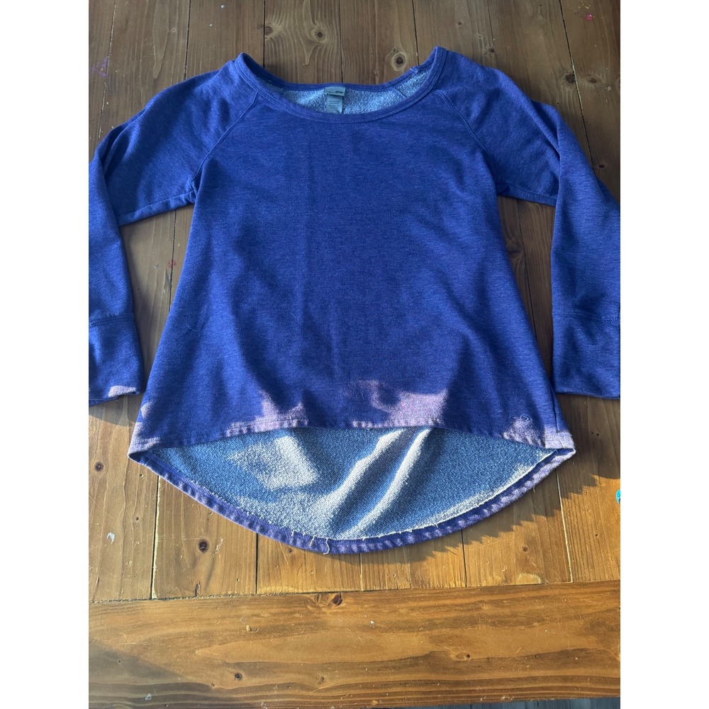 Champion Purple Long Sleeve Tunic Top Athleisure Casual Women's Size L